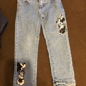 Mickey and Minnie Jeans size 3T